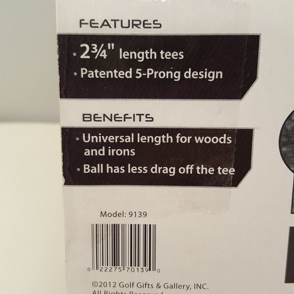 Club Champ Low Drag Golf Tees 2 3/4" 40 count pack 🆕 - Picture 4 of 5